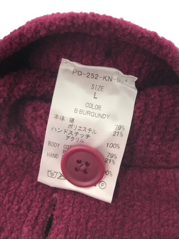 【中古品】【メンズ】 PHINGERIN フィンガリン 25AW PG1 KNIT PD-252-KN-011 25年秋冬 ピージーワン ニット トップス 140-260213-rt-12-tag カラー：バーガンディー 万代Net店