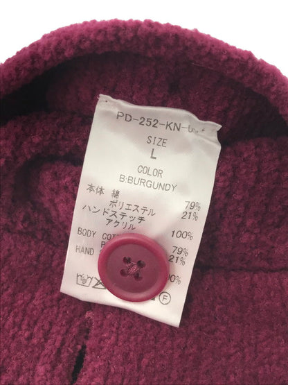 【中古品】【メンズ】 PHINGERIN フィンガリン 25AW PG1 KNIT PD-252-KN-011 25年秋冬 ピージーワン ニット トップス 140-260213-rt-12-tag カラー：バーガンディー 万代Net店