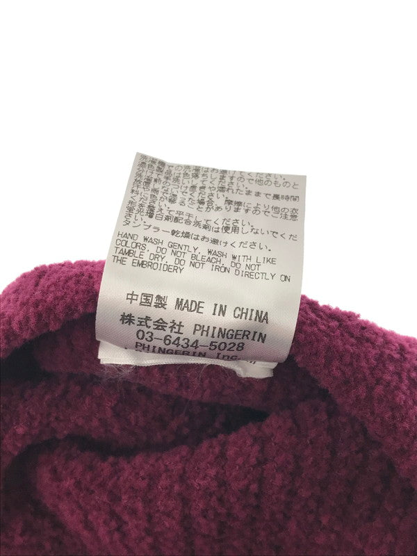 【中古品】【メンズ】 PHINGERIN フィンガリン 25AW PG1 KNIT PD-252-KN-011 25年秋冬 ピージーワン ニット トップス 140-260213-rt-12-tag カラー：バーガンディー 万代Net店