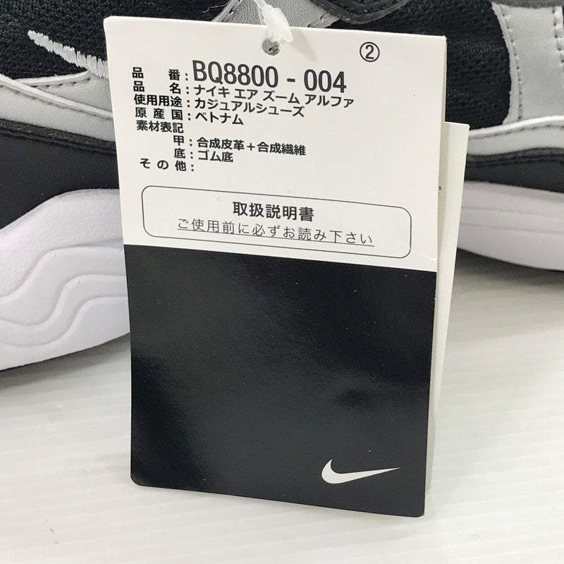 【中古美品】【メンズ】 NIKE ナイキ AIR ZOOM ALPHA BQ8800-004 エアズーム アルファ スニーカー 靴 160-260211-na-08-tag サイズ：28cm US 10 カラー：BLACK/BLACK-METALIC SILVER 万代Net店