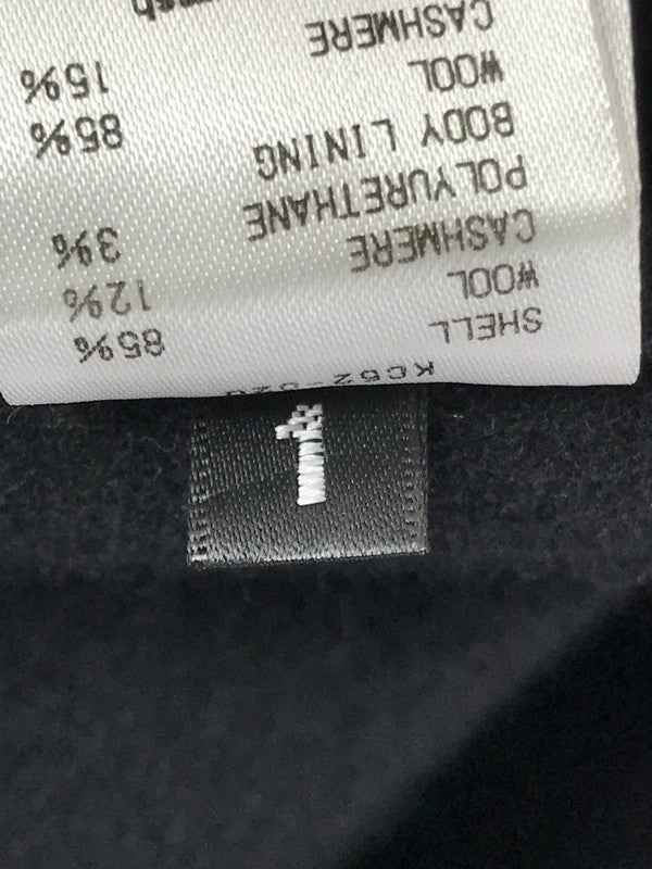 【中古品】【メンズ】 KAZUYUKI KUMAGAI ATTACHMENT カズユキクマガイアタッチメント CASHMERE BLEND MELTON HOODED COAT KC52-020 カシミヤ混 メルトン コート 140-260223-rt-09-tag サイズ：1 カラー：ブラック 万代Net店