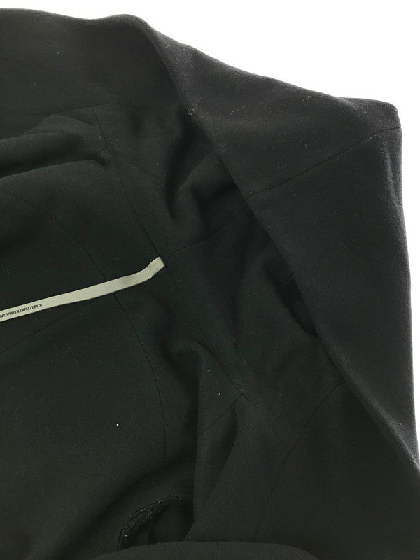 【中古品】【メンズ】 KAZUYUKI KUMAGAI ATTACHMENT カズユキクマガイアタッチメント CASHMERE BLEND MELTON HOODED COAT KC52-020 カシミヤ混 メルトン コート 140-260223-rt-09-tag サイズ：1 カラー：ブラック 万代Net店