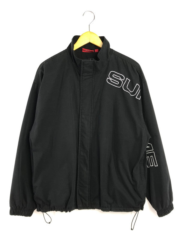 【メンズ】 Supreme シュプリーム 25AW SPELLOUT EMBROIDERED RIPSTOP TRACK JACKET スペルアウト 刺繍入り リップストップ トラックジャケット 149-260320-rt-24-tag サイズ：M カラー：ブラック 万代Net店