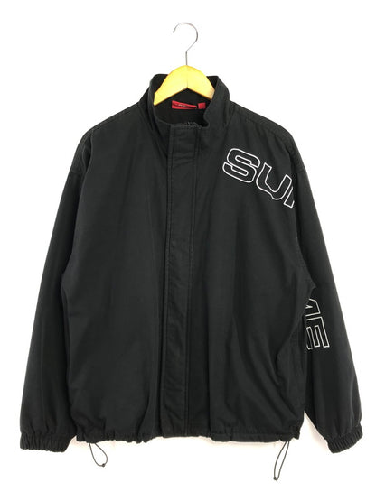 【メンズ】 Supreme シュプリーム 25AW SPELLOUT EMBROIDERED RIPSTOP TRACK JACKET スペルアウト 刺繍入り リップストップ トラックジャケット 149-260320-rt-24-tag サイズ：M カラー：ブラック 万代Net店