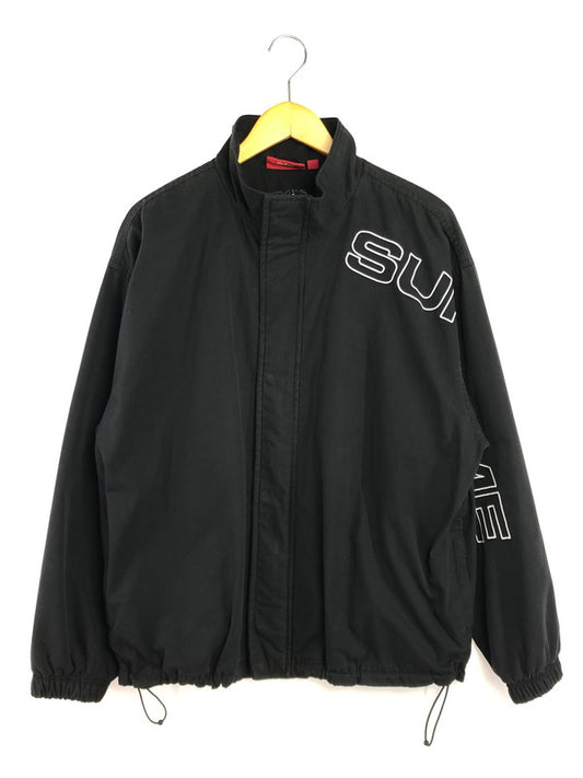【メンズ】 Supreme シュプリーム 25AW SPELLOUT EMBROIDERED RIPSTOP TRACK JACKET スペルアウト 刺繍入り リップストップ トラックジャケット 149-260320-rt-24-tag サイズ：M カラー：ブラック 万代Net店