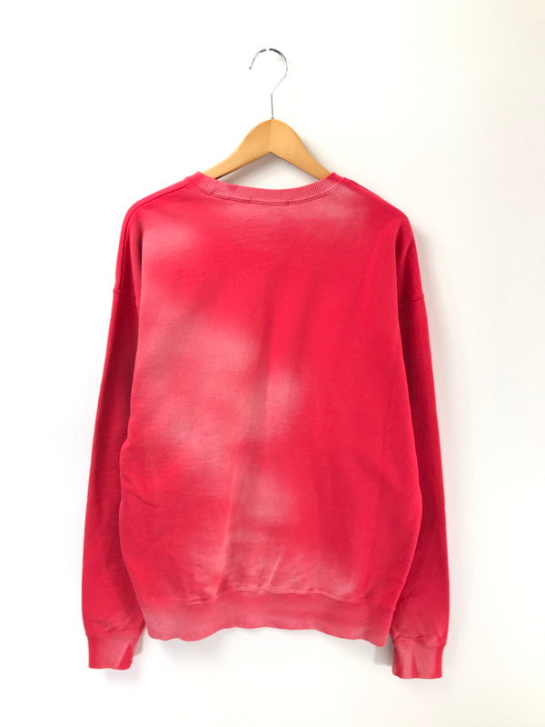 【中古品】【メンズ】 uniform experiment ユニフォームエクスペリメント FADE SWEATSHIRT UE-242044 フェード スウェット シャツ 142-260213-rt-06-tag カラー：レッド 万代Net店