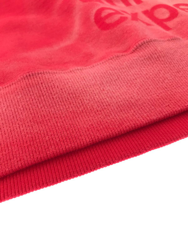 【中古品】【メンズ】 uniform experiment ユニフォームエクスペリメント FADE SWEATSHIRT UE-242044 フェード スウェット シャツ 142-260213-rt-06-tag カラー：レッド 万代Net店