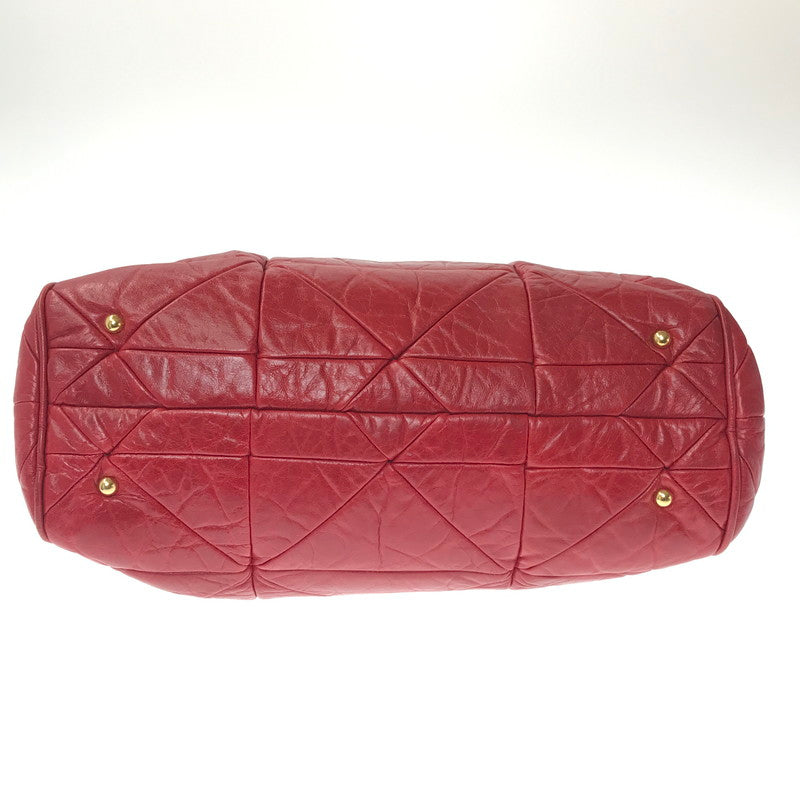 【現状渡し品】【レディース】 MARC JACOBS マークジェイコブス HAND BAG ハンドバッグ カバン 188-260510-na-16-tagh カラー：レッド 万代Net店