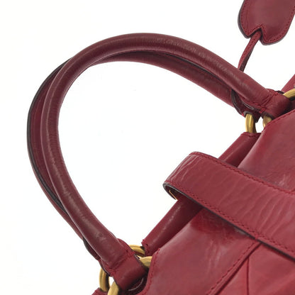 【現状渡し品】【レディース】 MARC JACOBS マークジェイコブス HAND BAG ハンドバッグ カバン 188-260510-na-16-tagh カラー：レッド 万代Net店