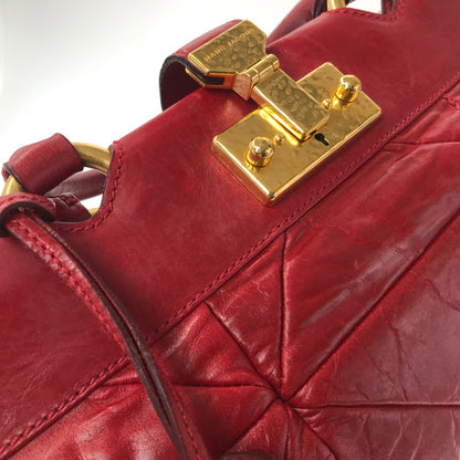 【現状渡し品】【レディース】 MARC JACOBS マークジェイコブス HAND BAG ハンドバッグ カバン 188-260510-na-16-tagh カラー：レッド 万代Net店