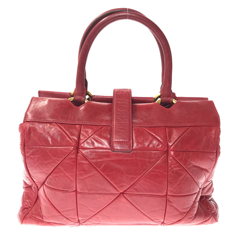 【現状渡し品】【レディース】 MARC JACOBS マークジェイコブス HAND BAG ハンドバッグ カバン 188-260510-na-16-tagh カラー：レッド 万代Net店