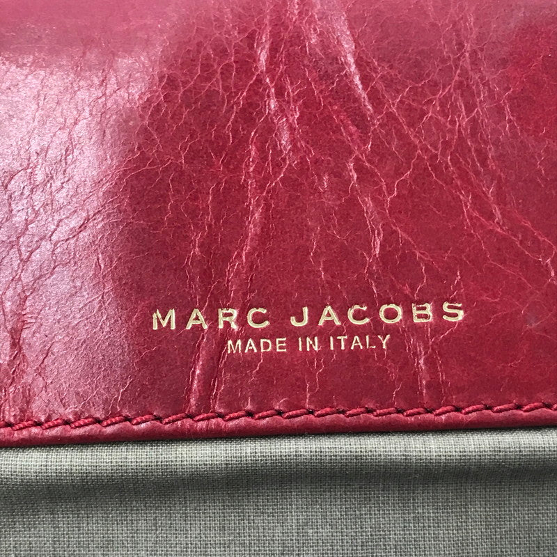 【現状渡し品】【レディース】 MARC JACOBS マークジェイコブス HAND BAG ハンドバッグ カバン 188-260510-na-16-tagh カラー：レッド 万代Net店