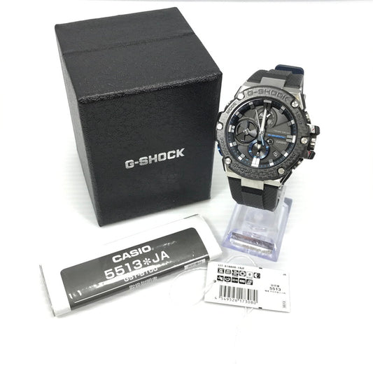 【中古品】【メンズ】 G-SHOCK ジーショック GST-B100XA-1AJF G-STEEL GST-B100 SERIES タフソーラー 腕時計 196-260218-na-04-tag カラー：ブラック/ネイビー 万代Net店