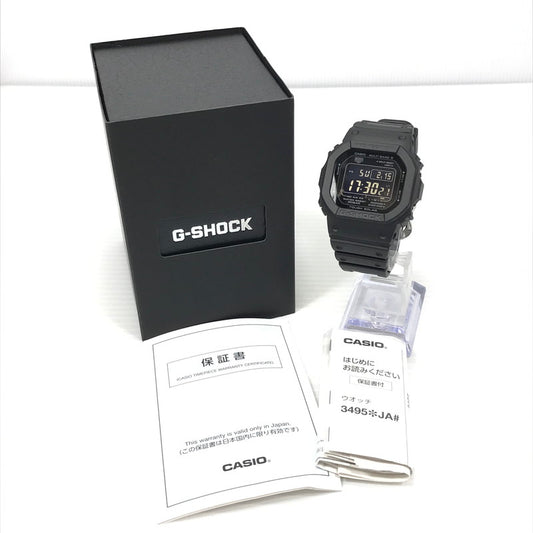 【中古美品】【メンズ】 G-SHOCK ジーショック GW-5000HS-1JF 5000 SERIES DIGITAL デジタル タフソーラー 腕時計 196-260218-na-01-tag カラー：ブラック 万代Net店
