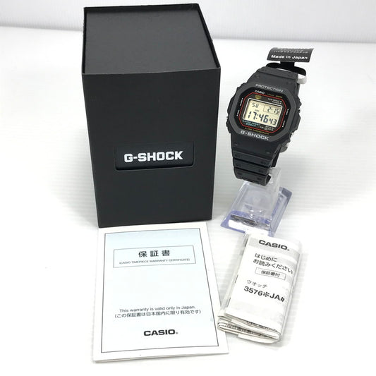 【中古美品】【メンズ】 G-SHOCK ジーショック DW-5000R-1AJF 5000 SERIES DIGITAL 初代G-SHOCK復刻モデル デジタル 腕時計 196-260218-na-03-tag カラー：ブラック 万代Net店