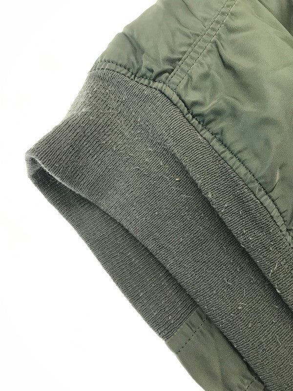 【現状渡し品】【メンズ】 ALPHA アルファ 80～90's N-2B FLIGHT JACKET 1615-573-8335 80～90年代 フライト ジャケット USA製 IDEALジッパー 145-260212-rt-04-tag サイズ：M カラー：カーキ 万代Net店