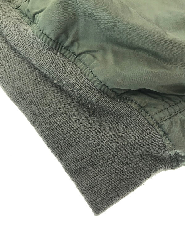 【現状渡し品】【メンズ】 ALPHA アルファ 80～90's N-2B FLIGHT JACKET 1615-573-8335 80～90年代 フライト ジャケット USA製 IDEALジッパー 145-260212-rt-04-tag サイズ：M カラー：カーキ 万代Net店