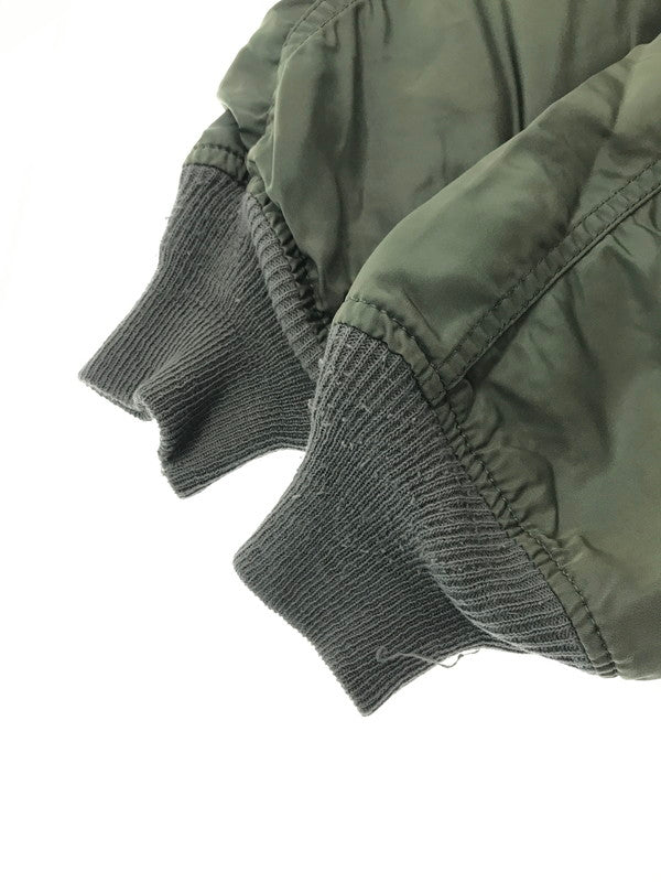 【現状渡し品】【メンズ】 ALPHA アルファ 80～90's N-2B FLIGHT JACKET 1615-573-8335 80～90年代 フライト ジャケット USA製 IDEALジッパー 145-260212-rt-04-tag サイズ：M カラー：カーキ 万代Net店