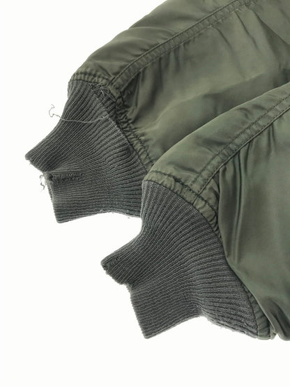 【現状渡し品】【メンズ】 ALPHA アルファ 80～90's N-2B FLIGHT JACKET 1615-573-8335 80～90年代 フライト ジャケット USA製 IDEALジッパー 145-260212-rt-04-tag サイズ：M カラー：カーキ 万代Net店