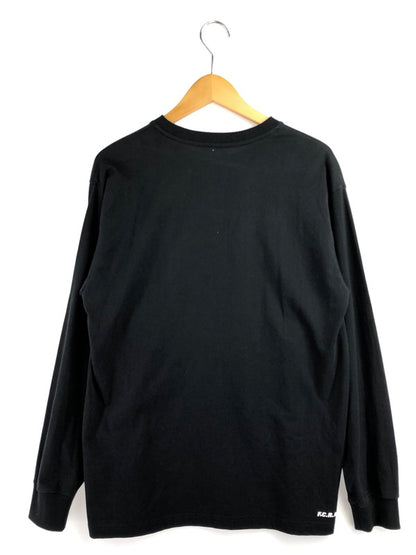 【中古品】【メンズ】 F.C.REAL BRISTOL エフシー レアル ブリストル OVERLAY L/S TEE FCRB-252097 オーバーレイ 長袖 Tシャツ トップス 142-260607-rt-24-tagh サイズ：M カラー：ブラック 万代Net店