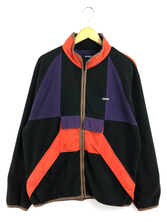 【中古品】【メンズ】 XLARGE エクストララージ MULTI PANELED ZIP JACKET 01194504 マルチ パネル ジップ ジャケット アウター 142-260219-rt-09-tag サイズ：L カラー：パープル 万代Net店