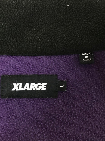 【中古品】【メンズ】 XLARGE エクストララージ MULTI PANELED ZIP JACKET 01194504 マルチ パネル ジップ ジャケット アウター 142-260219-rt-09-tag サイズ：L カラー：パープル 万代Net店