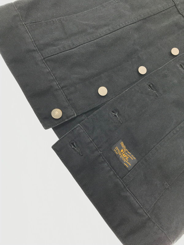 【中古品】【メンズ】 WTAPS 11SS BLUES JK 111LTDT-JKM01 ブルースジャケット デニムジャケット アウター 142-260803-ki-08-tagh サイズ：S カラー：ブラック 万代Net店