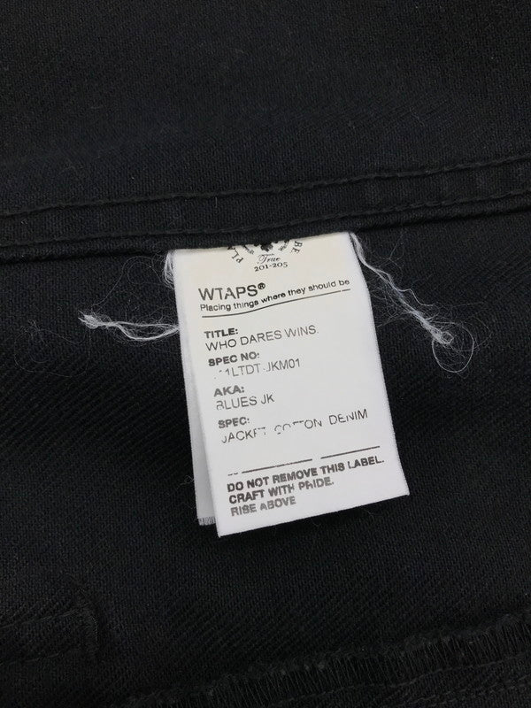 【中古品】【メンズ】 WTAPS 11SS BLUES JK 111LTDT-JKM01 ブルースジャケット デニムジャケット アウター 142-260803-ki-08-tagh サイズ：S カラー：ブラック 万代Net店
