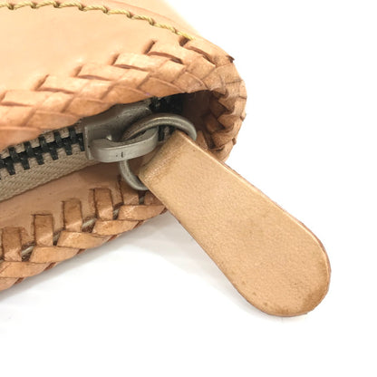 【中古品】【メンズ】 LEATHER FOCUS レザー フォーカス LEATHER LONG WALLET レザーロングウォレット 長財布 200-260407-na-12-tag カラー：ベージュ系 万代Net店