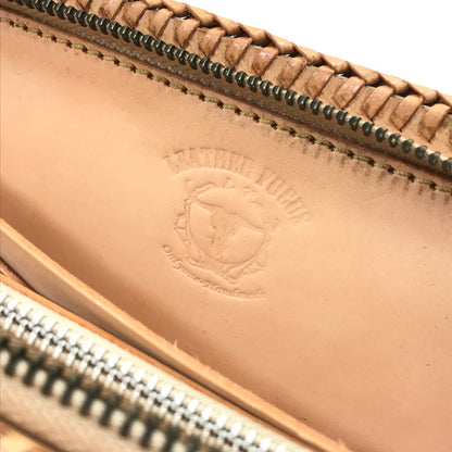【中古品】【メンズ】 LEATHER FOCUS レザー フォーカス LEATHER LONG WALLET レザーロングウォレット 長財布 200-260407-na-12-tag カラー：ベージュ系 万代Net店