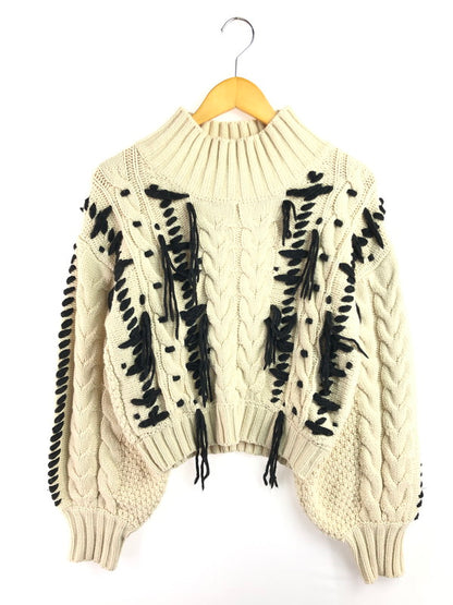【中古品】【レディース】 AMERI アメリ VINTAGE STITCH CABLE ROUNDNESS TOP 0282130690 ヴィンテージステッチケーブルラウンドトップ 168-260301-rt-10-tag サイズ：記載なし 下記参照 カラー：ホワイト 万代Net店