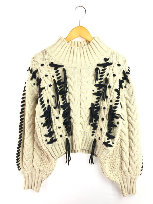 【中古品】【レディース】 AMERI アメリ VINTAGE STITCH CABLE ROUNDNESS TOP 0282130690 ヴィンテージステッチケーブルラウンドトップ 168-260301-rt-10-tag サイズ：記載なし 下記参照 カラー：ホワイト 万代Net店