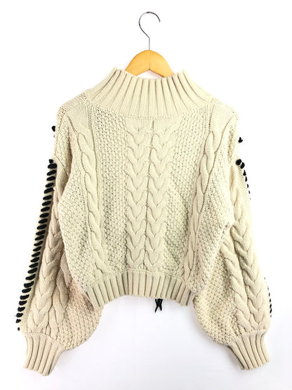 【中古品】【レディース】 AMERI アメリ VINTAGE STITCH CABLE ROUNDNESS TOP 0282130690 ヴィンテージステッチケーブルラウンドトップ 168-260301-rt-10-tag サイズ：記載なし 下記参照 カラー：ホワイト 万代Net店