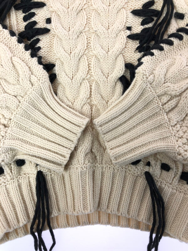 【中古品】【レディース】 AMERI アメリ VINTAGE STITCH CABLE ROUNDNESS TOP 0282130690 ヴィンテージステッチケーブルラウンドトップ 168-260301-rt-10-tag サイズ：記載なし 下記参照 カラー：ホワイト 万代Net店
