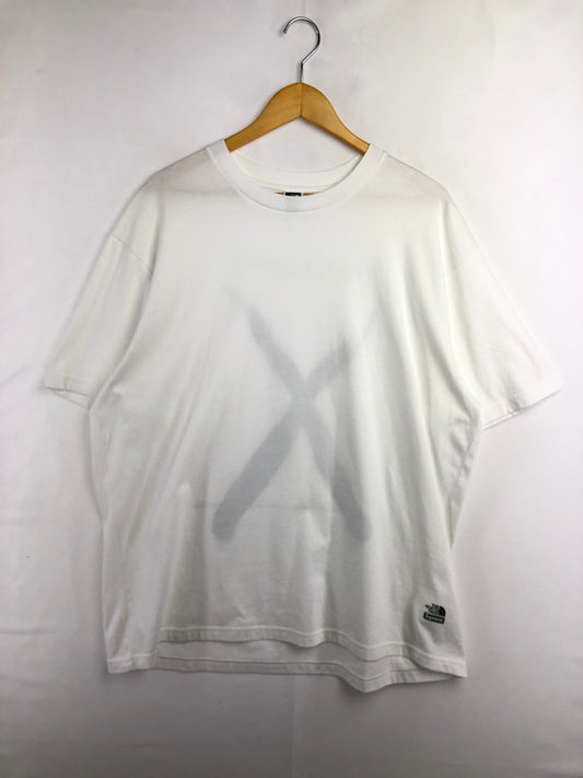 【中古品】【メンズ】 Supreme シュプリーム × THE NORTH FACE ザ・ノースフェイス S/S TOP WHITE NT524001 ショートスリーブ トップ 半袖Tシャツ トップス 149-260320-rt-01-tag サイズ：L カラー：ホワイト 万代Net店