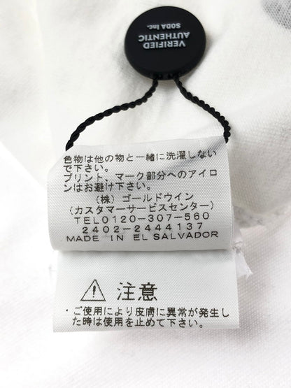 【中古品】【メンズ】 Supreme シュプリーム × THE NORTH FACE ザ・ノースフェイス S/S TOP WHITE NT524001 ショートスリーブ トップ 半袖Tシャツ トップス 149-260320-rt-01-tag サイズ：L カラー：ホワイト 万代Net店