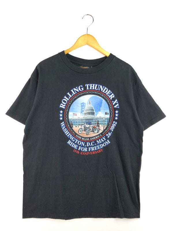 【中古品】【メンズ】 HOLOUBEK ROLLING THUNDER XV TEE ホロウベック ローリング サンダー XV ティー 長袖Tシャツ 146-260216-rt-01-tag サイズ：XL カラー：ブラック 万代Net店