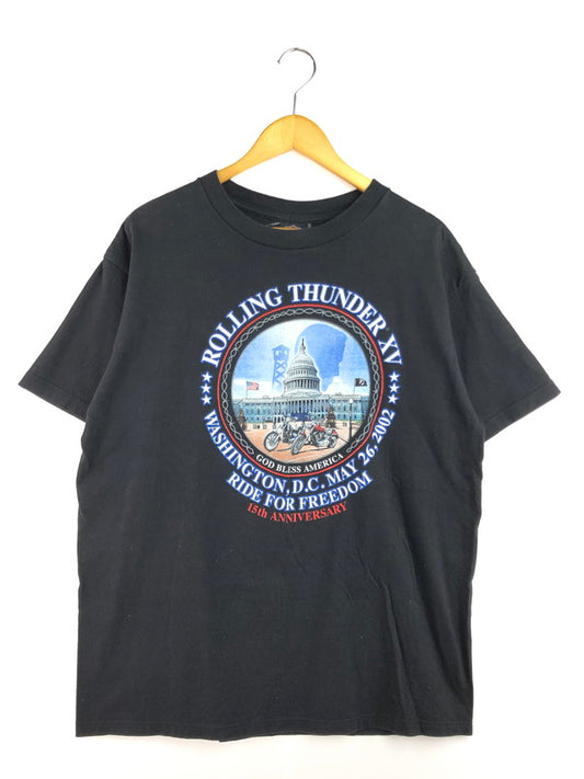 【中古品】【メンズ】 HARLEY DAVIDSON ハーレーダビッドソン HOLOUBEK ROLLING THUNDER XV TEE ホロウベック ローリング サンダー XV ティー 長袖Tシャツ 146-260216-rt-01-tag サイズ：XL カラー：ブラック 万代Net店