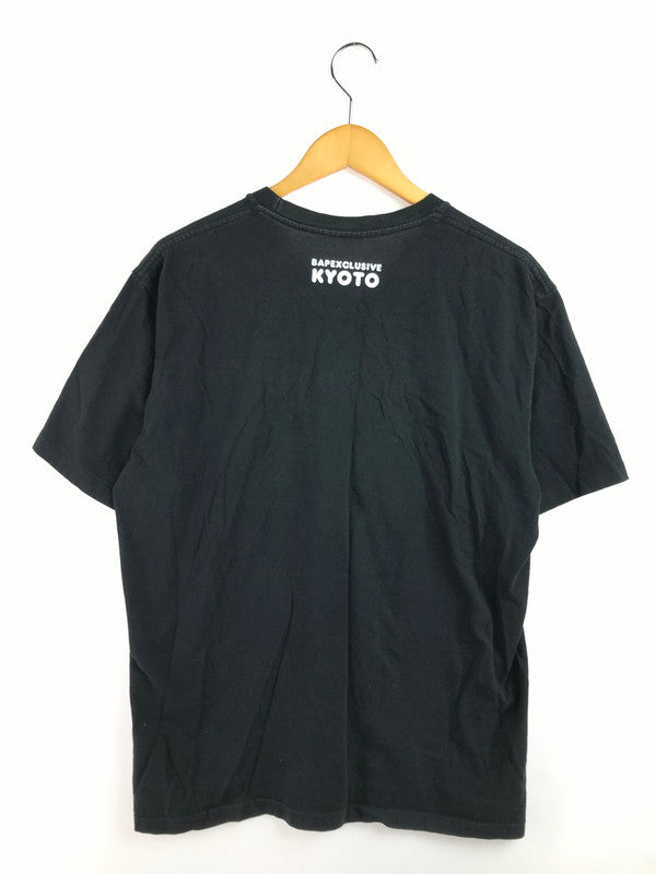 【中古品】【メンズ】 A BATHING APE アベイシングエイプ × JAPAN ART BABY MILO S/S T-SHIRT ジャパン アート ベイビー マイロ Tシャツ 半袖Tシャツ 142-260224-na-07-tag サイズ：XL カラー：ブラック 万代Net店
