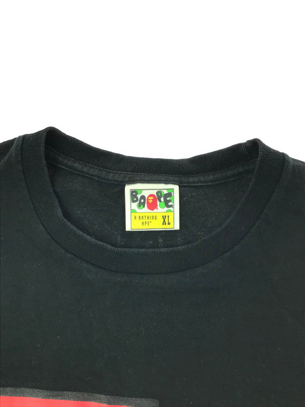 【中古品】【メンズ】 A BATHING APE アベイシングエイプ × JAPAN ART BABY MILO S/S T-SHIRT ジャパン アート ベイビー マイロ Tシャツ 半袖Tシャツ 142-260224-na-07-tag サイズ：XL カラー：ブラック 万代Net店