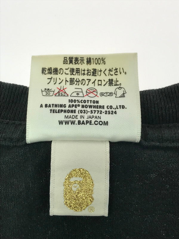 【中古品】【メンズ】 A BATHING APE アベイシングエイプ × JAPAN ART BABY MILO S/S T-SHIRT ジャパン アート ベイビー マイロ Tシャツ 半袖Tシャツ 142-260224-na-07-tag サイズ：XL カラー：ブラック 万代Net店