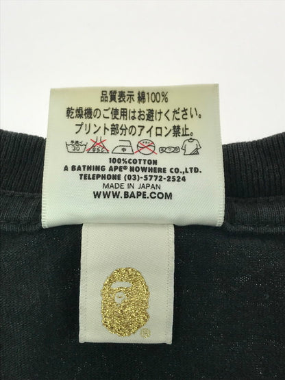 【中古品】【メンズ】 A BATHING APE アベイシングエイプ × JAPAN ART BABY MILO S/S T-SHIRT ジャパン アート ベイビー マイロ Tシャツ 半袖Tシャツ 142-260224-na-07-tag サイズ：XL カラー：ブラック 万代Net店