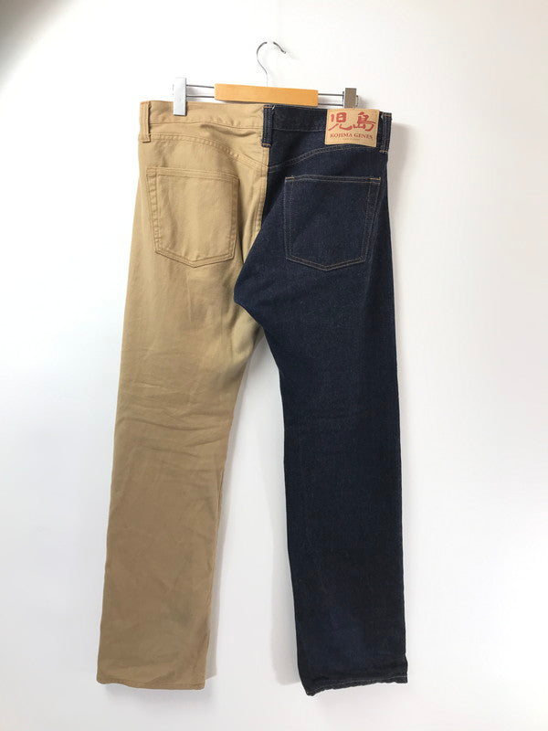 【中古品】【メンズ】 KOJIMA GENES コジマ ジーンズ COMBO PANTS コンボ パンツ ボトムス 156-260213-rt-18-tag カラー：インディゴ―/ベージュ 万代Net店