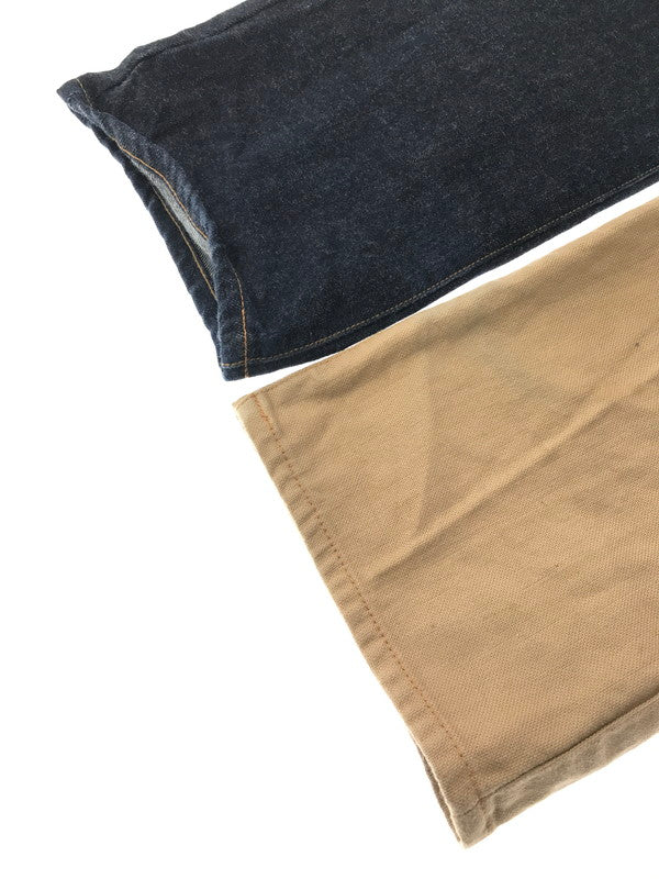 【中古品】【メンズ】 KOJIMA GENES コジマ ジーンズ COMBO PANTS コンボ パンツ ボトムス 156-260213-rt-18-tag カラー：インディゴ―/ベージュ 万代Net店