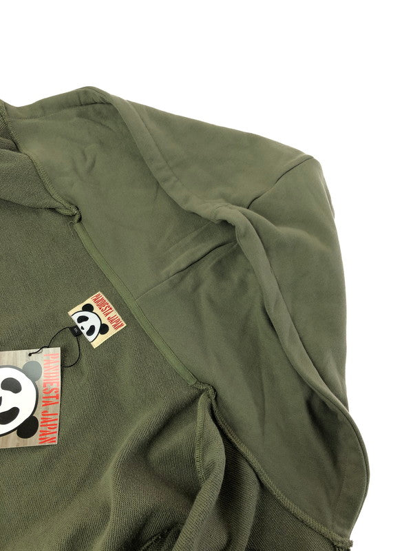 【中古品】【メンズ】 PANDIESTA パンディエスタ ZIP UP HOODIE KHAKI 564322 ジップアップ フーディー パーカー トップス 145-260216-rt-16-tag サイズ：XXL カラー：カーキ 万代Net店