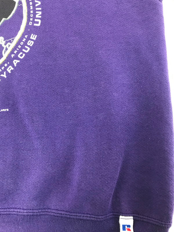 【中古品】【メンズ】 RUSSELL ATHLETIC ラッセル アスレチック USA製 90'S K-STATE FIESTA BOWL 1997 SWEATSHIRT 90年代 スウェットシャツ トレーナー 146-260214-na-03-tag サイズ：XL カラー：パープル 万代Net店