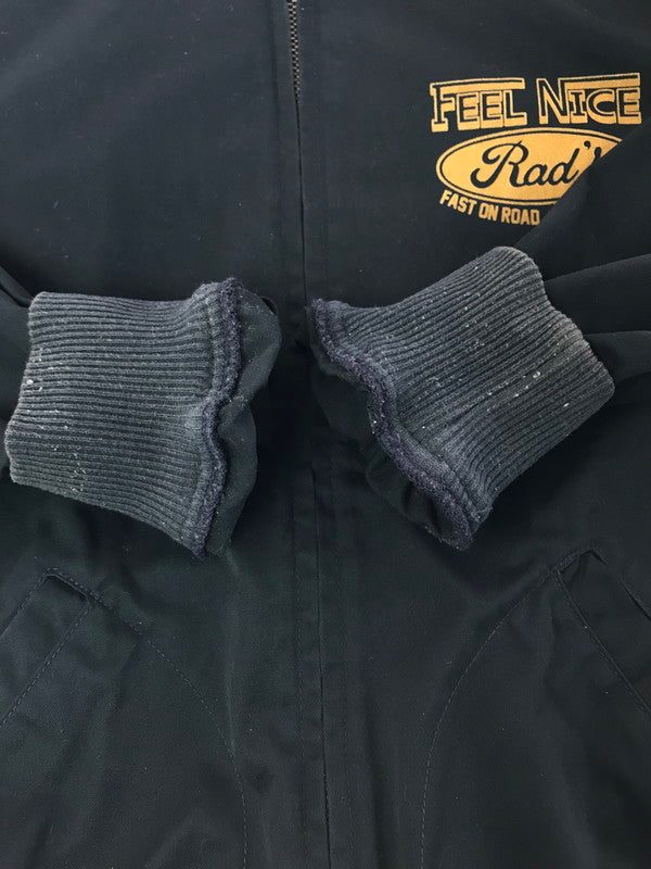 【中古品】【メンズ】 RADIALL ラディアル 15SS BLOUSON BLACK RAD-15SS-JK001 15年春夏 ブルゾン ライトアウター 142-260225-rt-08-tag サイズ：M カラー：ブラック 万代Net店
