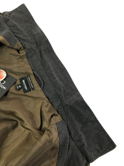 【中古品】【メンズ】 BRIXTON ブリクストン DILLINGER BOMBER JACKET BLACK HOUNDSTOOTH 03440 ディリンジャー ボンバージャケット ブラック ハウンドトゥース 142-260216-rt-03-tag サイズ：M カラー：グレー 万代Net店