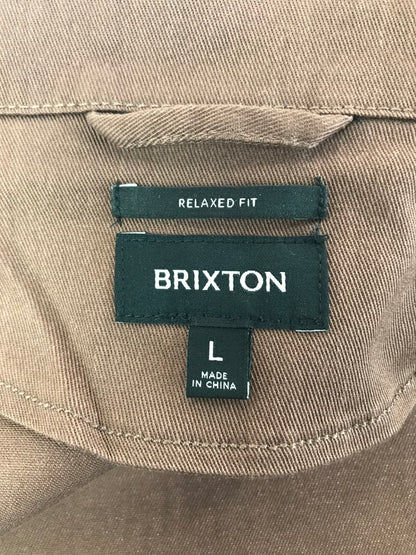 【中古美品】【メンズ】 BRIXTON ブリクストン UNION RELAXED HARRINGTON JACKET 03462 ユニオン リラックス ハリントン ジャケット 142-260225-rt-09-tag サイズ：L カラー：ブラウン 万代Net店