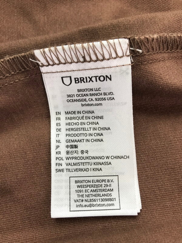 【中古美品】【メンズ】 BRIXTON ブリクストン UNION RELAXED HARRINGTON JACKET 03462 ユニオン リラックス ハリントン ジャケット 142-260225-rt-09-tag サイズ：L カラー：ブラウン 万代Net店